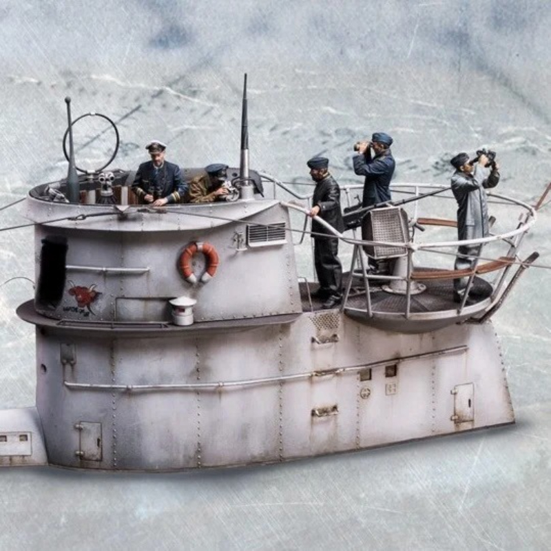 Model Kit U Boat - 1/35 Scale Diecast Resin Figure Model