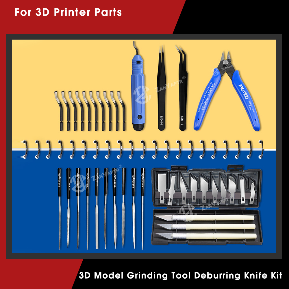 Model Kit Cutter - 3D Model Grinding Tool Deburring Engraving