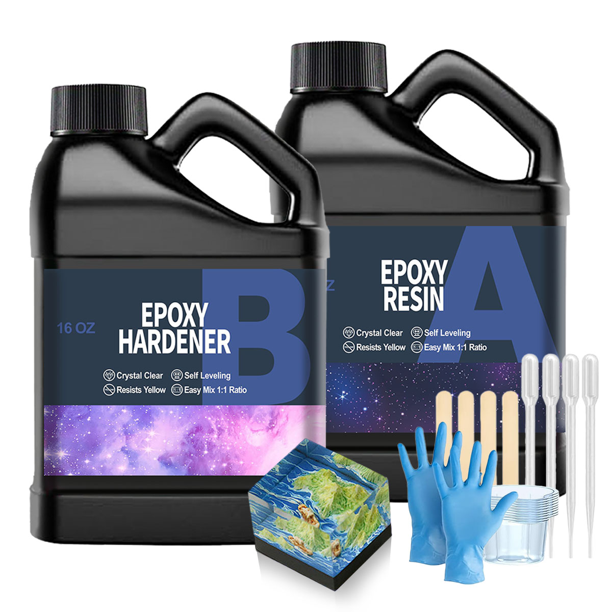 32OZ Clear Epoxy Resin Kit, No - Resin Kit Cast review and price