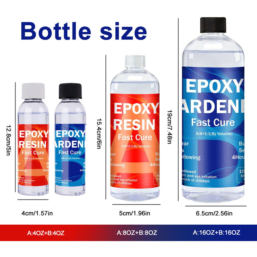 Clear Epoxy Resin Kit 8oz/16oz - Resin Kit Cast review and price