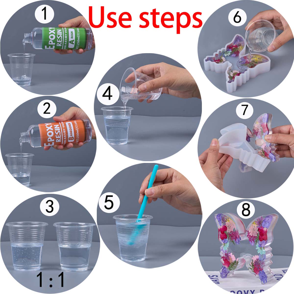 1:1 Ratio Epoxy Resin Kit Anti - Resin Kit Cast review and price