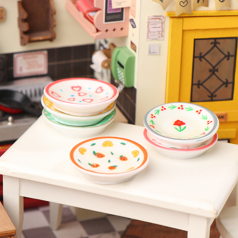 5Pcs 1/12 Dollhouse Mini Plate - Model Kitchen Set review and price
