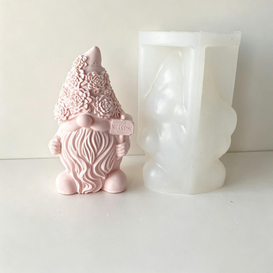 3D Santa Claus Dwarf Silicone  - Model Kit Cement review and price