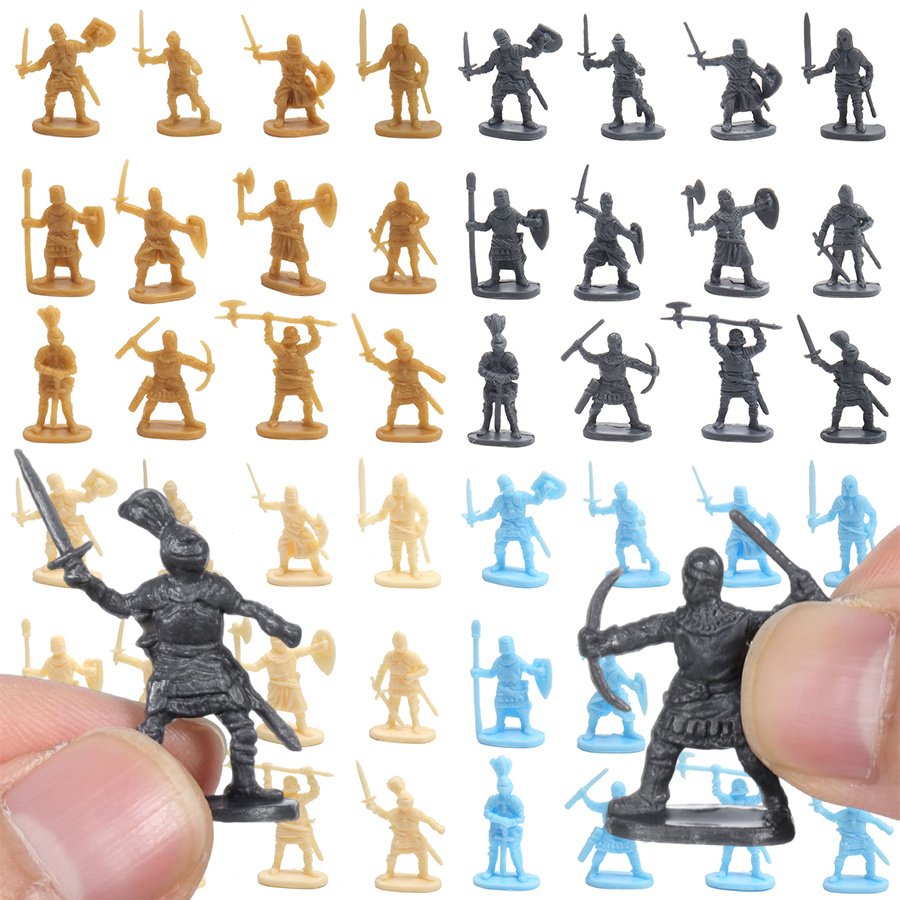49pcs Mini Medieval Soldier Fi - Model Kit Gunpla review and price