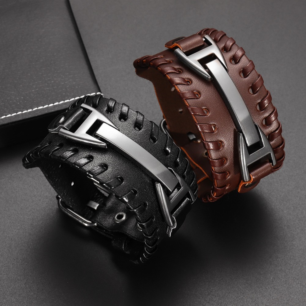 Fashion Punk Leather Bracelet  - Model Kit Quick review and price