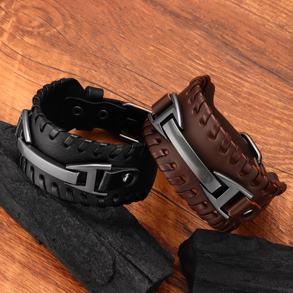 Fashion Punk Leather Bracelet  - Model Kit Quick review and price