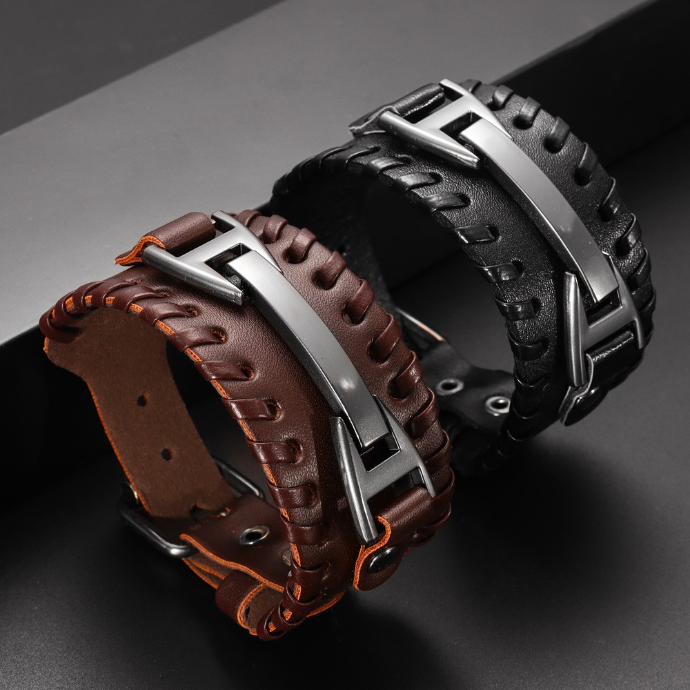 Fashion Punk Leather Bracelet  - Model Kit Quick review and price