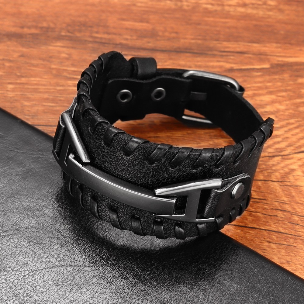 Fashion Punk Leather Bracelet  - Model Kit Quick review and price
