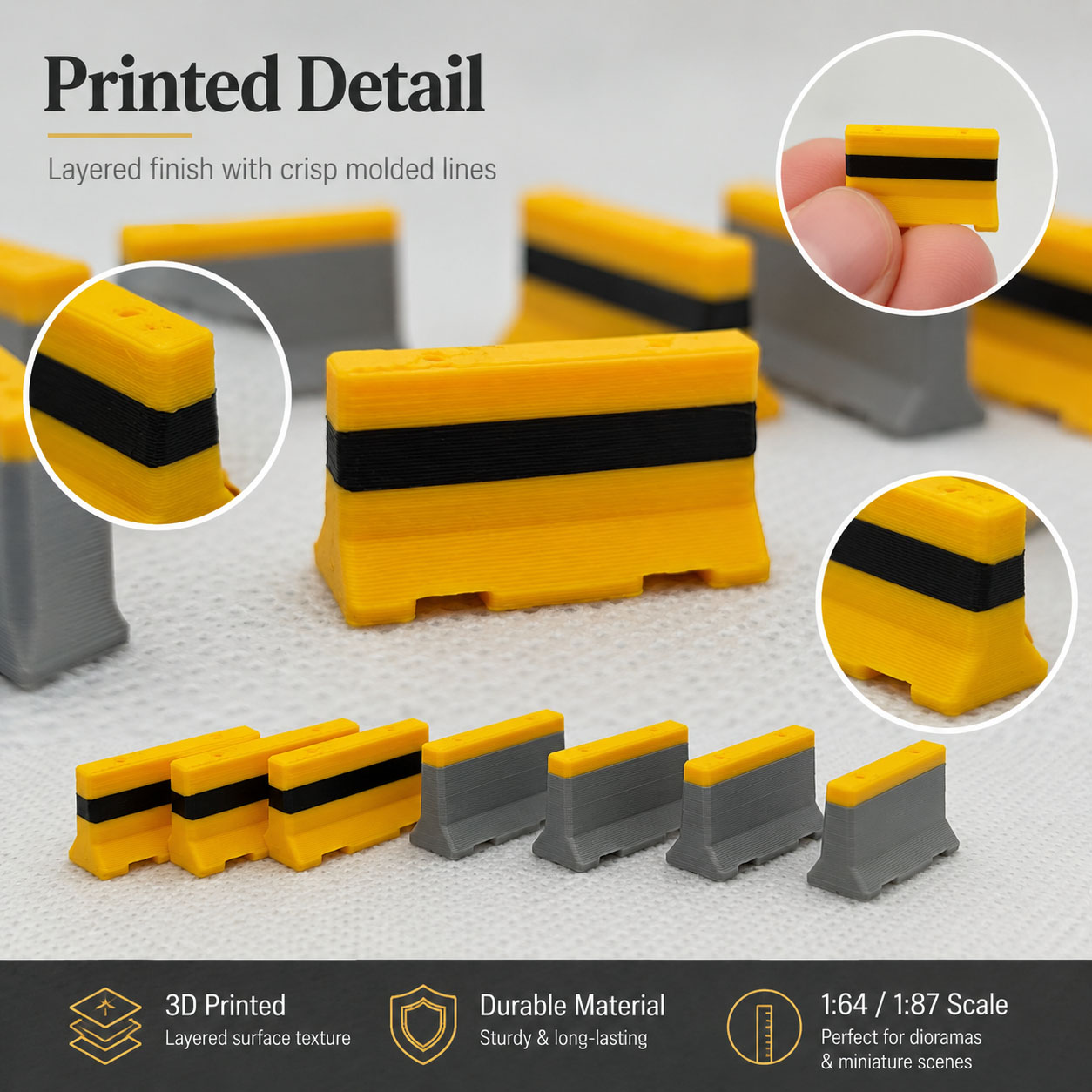 1:64 1:87 Mini Cement Road Bar - Model Kit Cement review and price