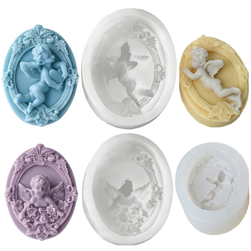 3D Embossed Angel Baby Silicon - Model Kit Cement review and price
