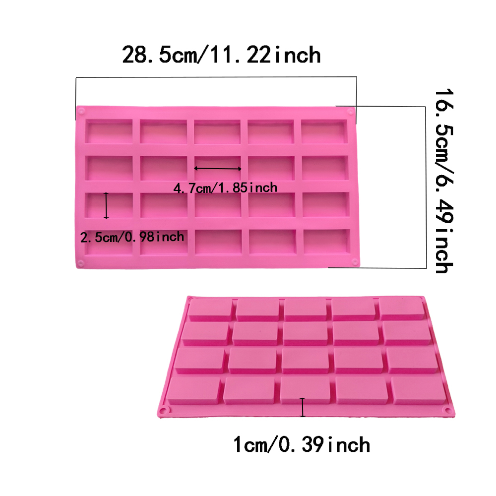 1pc 20 cavity rectangular sili - Model Kitchen Set review and price