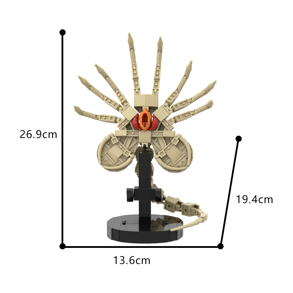 Gobricks MOC Alien Facehugger  - Model Kit Ultron review and price
