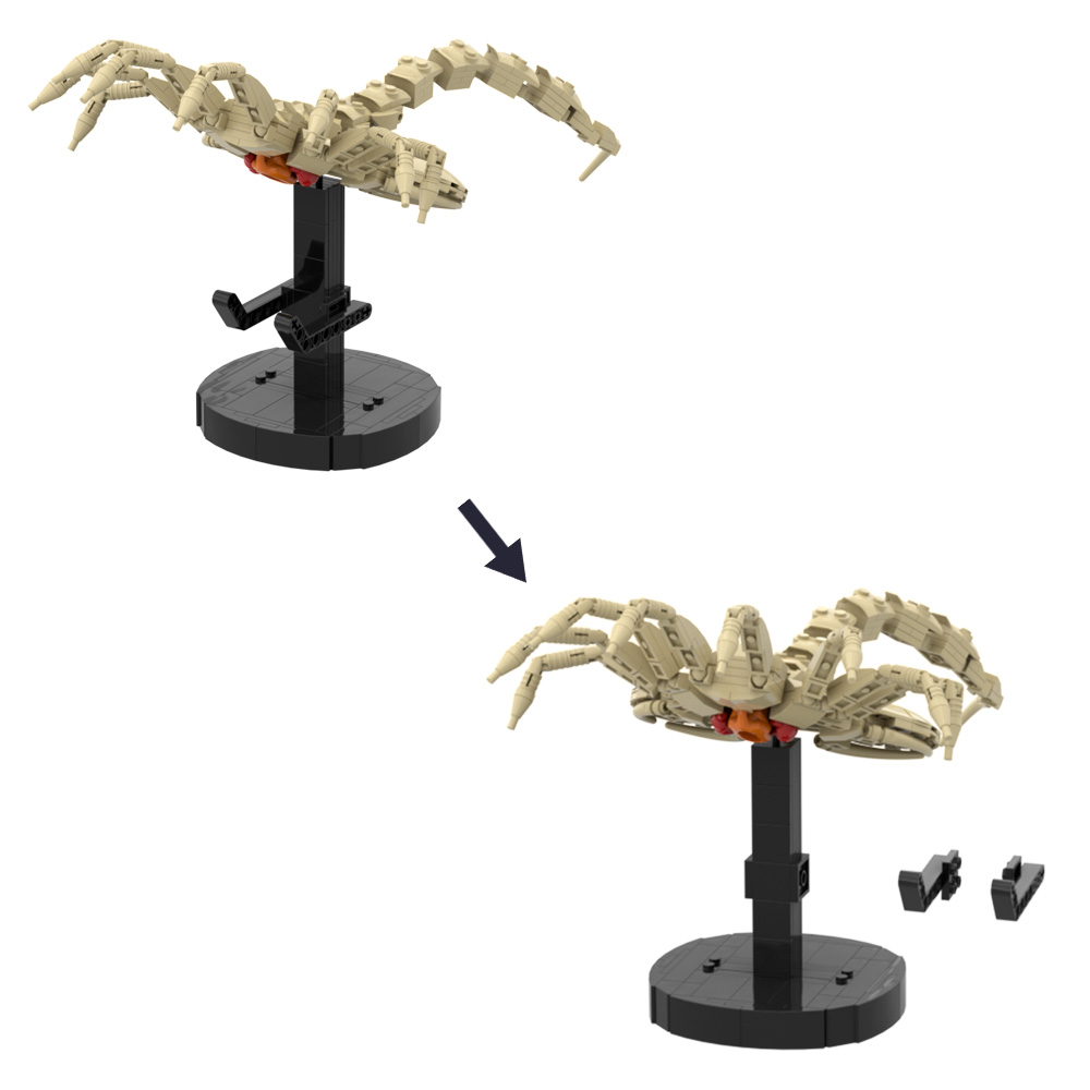 Gobricks MOC Alien Facehugger  - Model Kit Ultron review and price