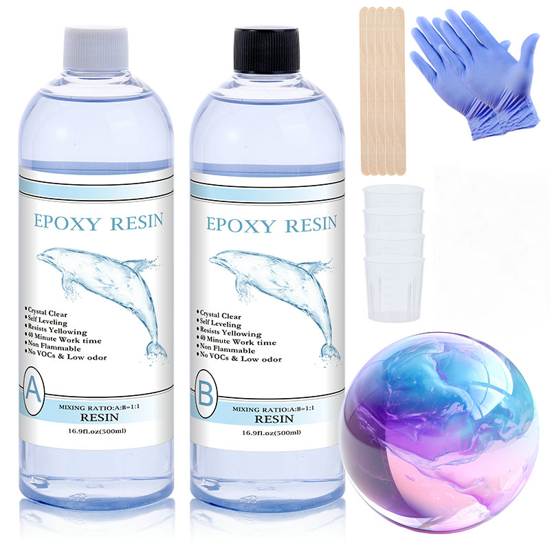 1:1 Clear Epoxy Resin Crystal  - Resin Kit Cast review and price