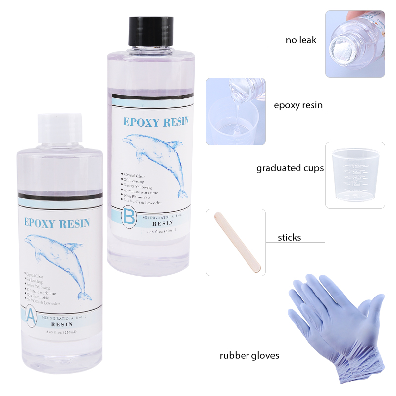 1:1 Clear Epoxy Resin Crystal  - Resin Kit Cast review and price