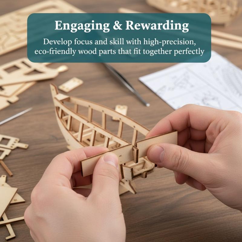Wooden Ship Model Kit - DIY Sa - Model Kit U Boat review and price