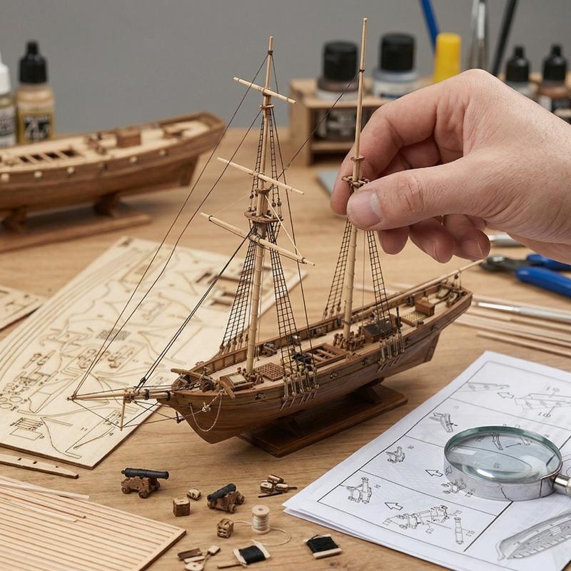 Wooden Ship Model Kit - DIY Sa - Model Kit U Boat review and price