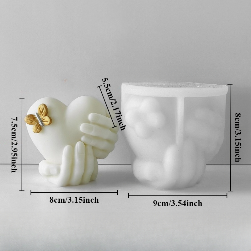 Hand Hold Love Silicone Candle - Model Kit Cement review and price
