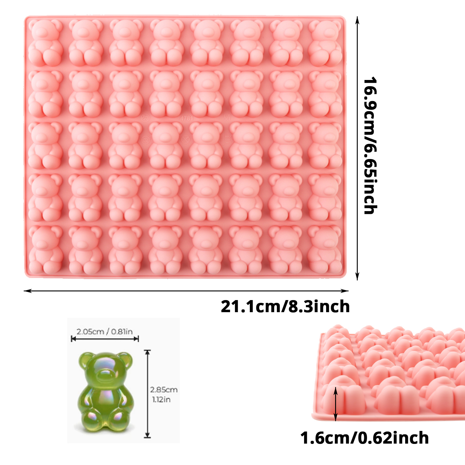 40-Cavity Bear-Shaped Silicone - Model Kitchen Set review and price