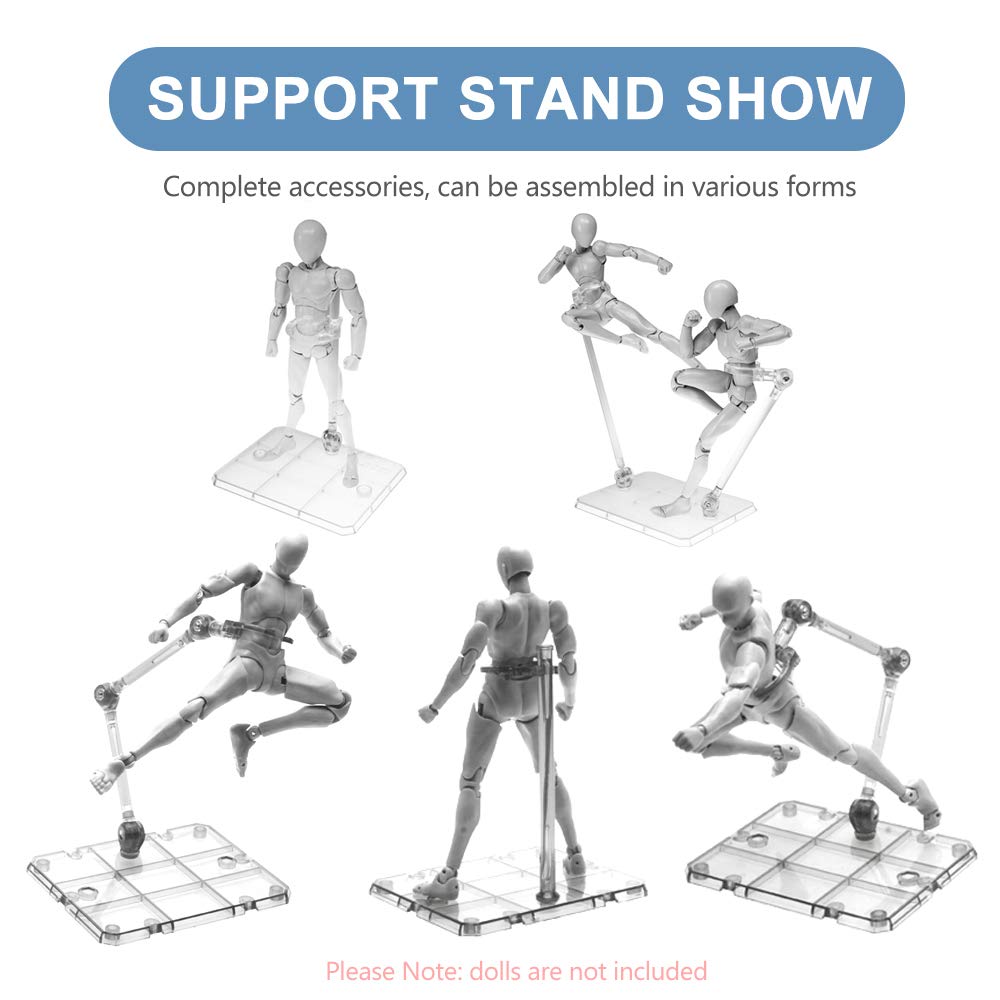 Clear Action Figure Stand,Asse - Model Kit Gunpla review and price