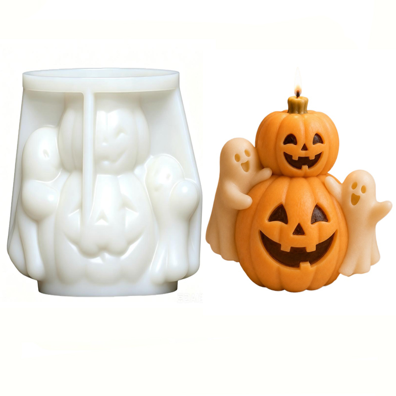 Smiling Pumpkin Ghost Silicone - Model Kit Cement review and price