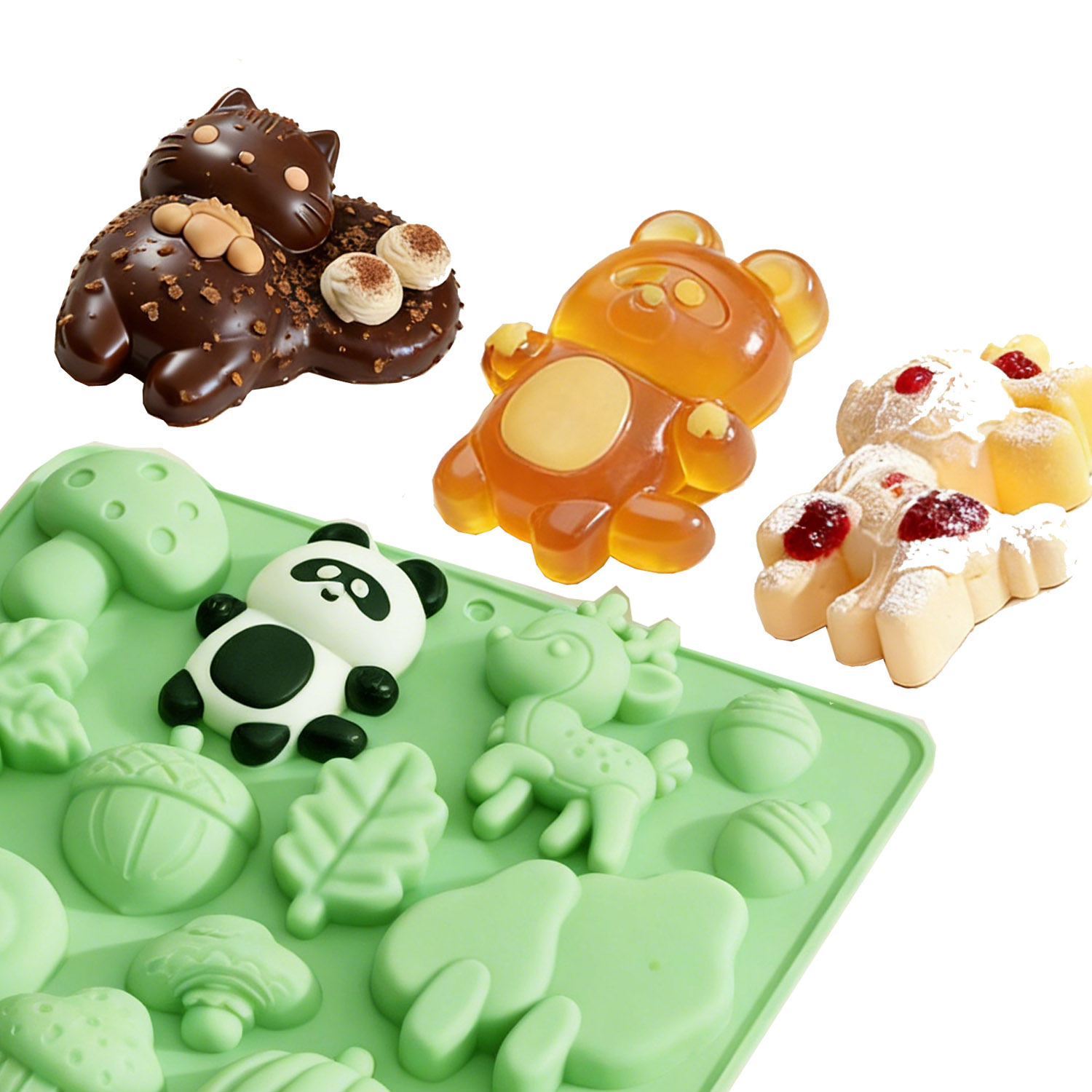 1 Silicone Cake Mold in the Sh - Model Kitchen Set review and price