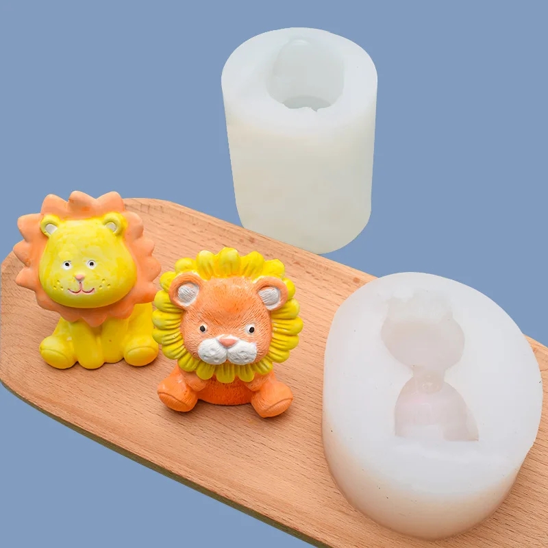 Cute Lion Silicone Candle Mold - Model Kit Cement review and price