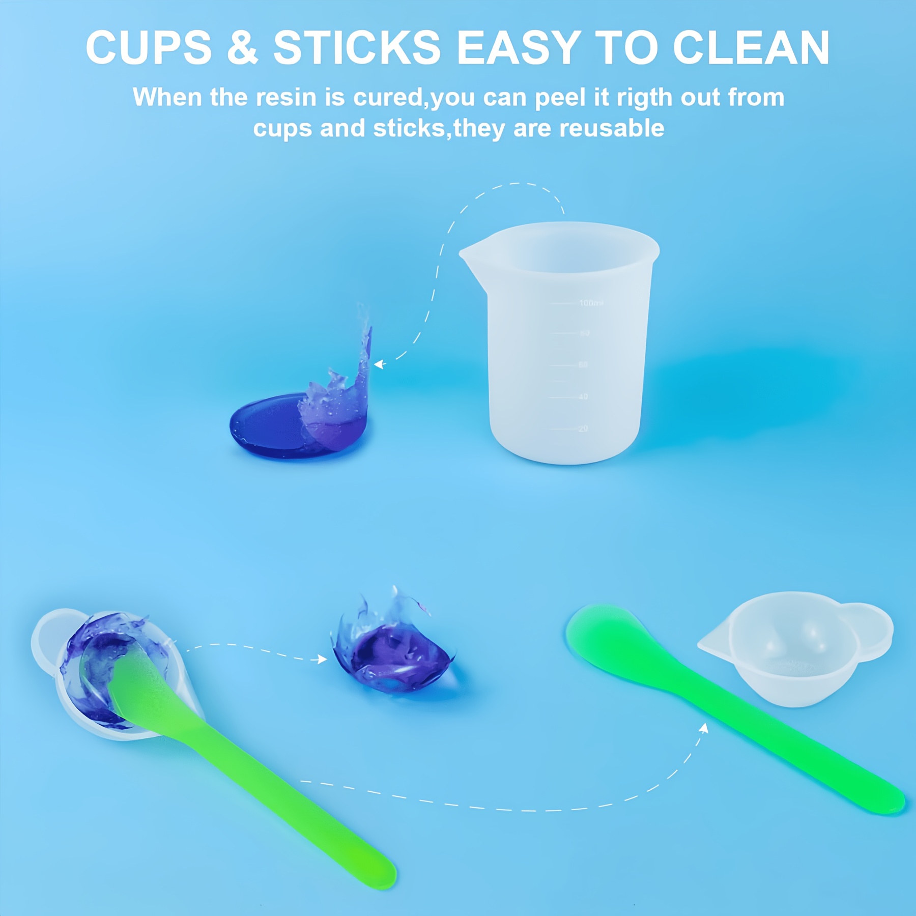 21pcs/Set Silicone Resin Casti - Resin Kit Cast review and price