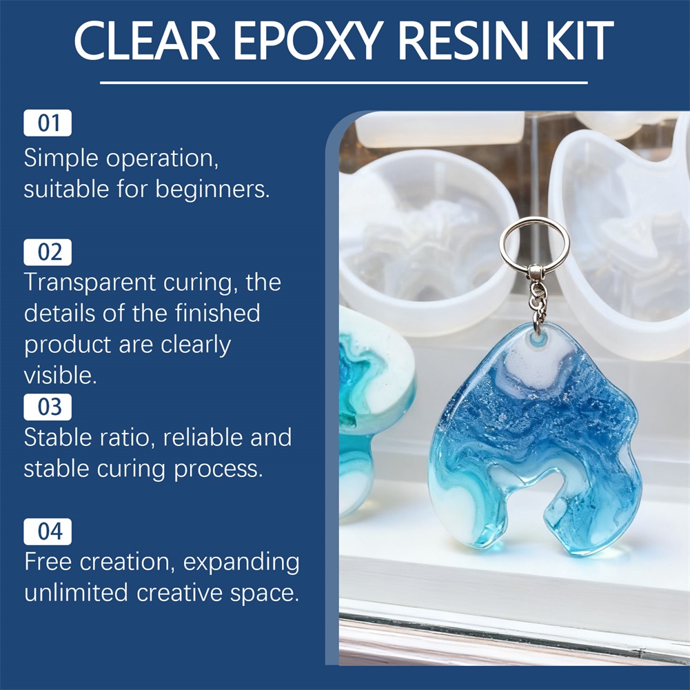 DIY Crystals Clear Epoxys Resi - Resin Kit Cast review and price