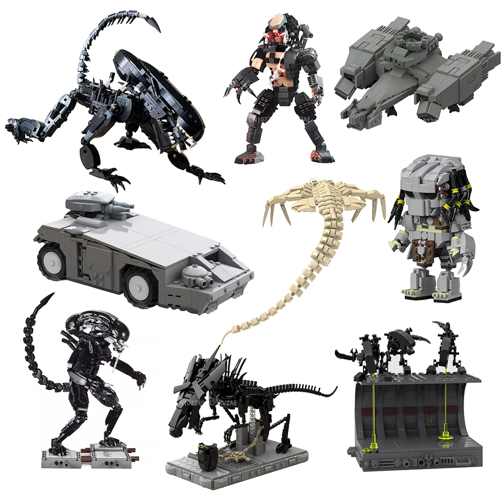 MOC Aliened Monster Building B - Model Kit Ultron review and price