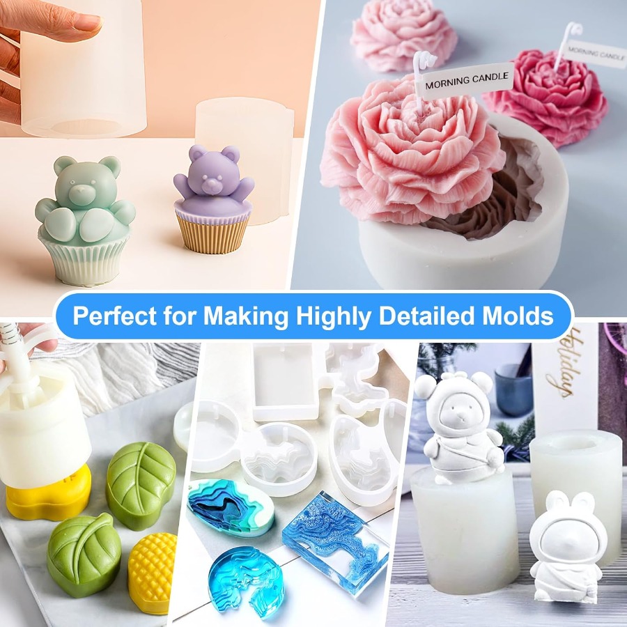 Silicone Mold Making Kit, 38.8 - Resin Kit Cast review and price