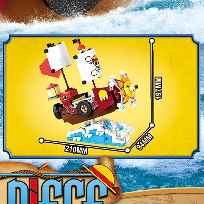 In Stock One Piece Pirate Ship - Model Kit Luffy review and price