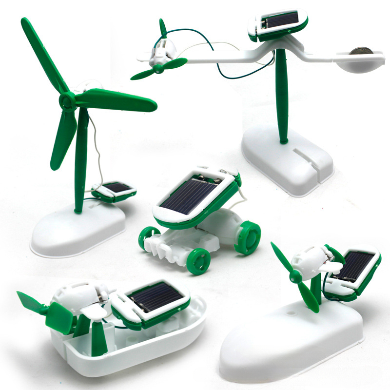 6-In-1 Solar-Power Robot Kit A - Model Kit U Boat review and price