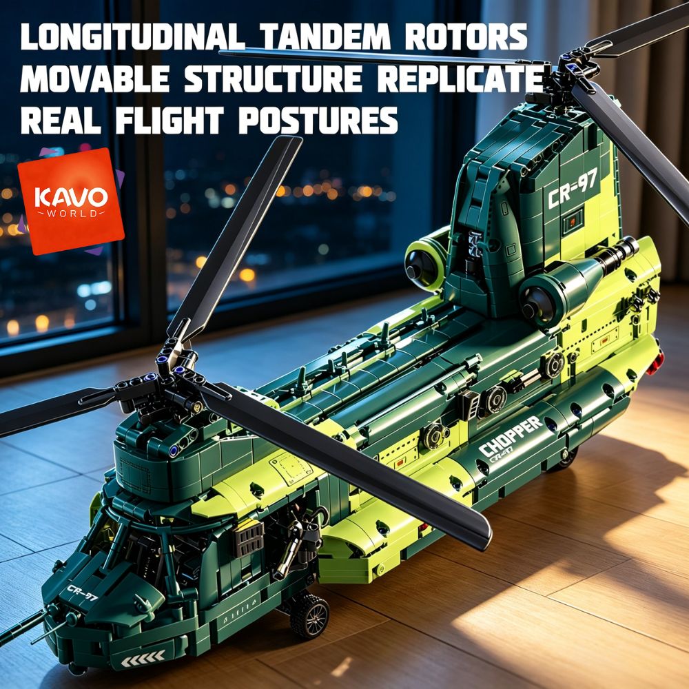 KAVOWORLD 1826pcs 32inch Heavy - Model Kit In Era review and price