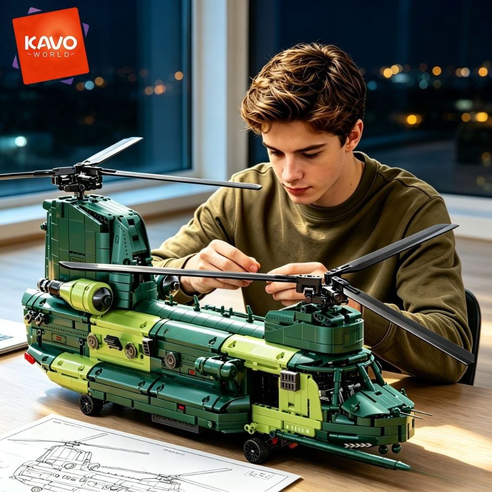 KAVOWORLD 1826pcs 32inch Heavy - Model Kit In Era review and price